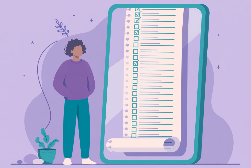 Are my dating standards too high mirror checklist illustration